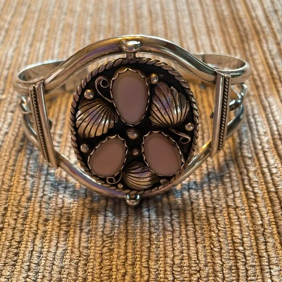 Vintage SS/Kingsman turquoise reversible cuff - Picture 3 of 10